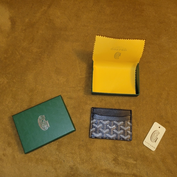 Goyard Saint Suplice Black Card Holder - Picture 1 of 5